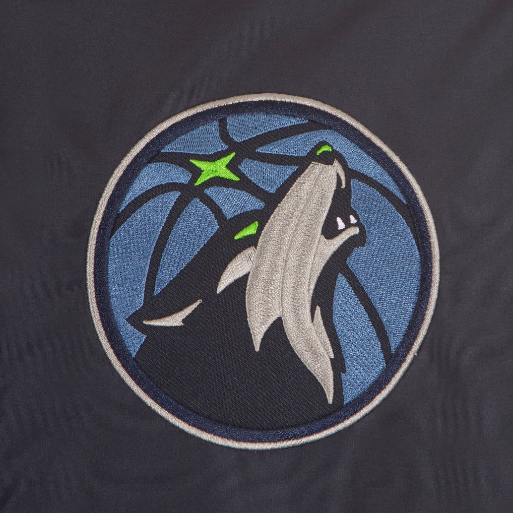  Minnesota Timberwolves JH Design Reversible Wool Full-Zip Jacket - Navy